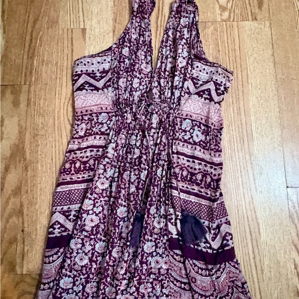 NATURAL LIFE Purple and Pink Bohemian Maxi Dress Size XS - Picture 4 of 15
